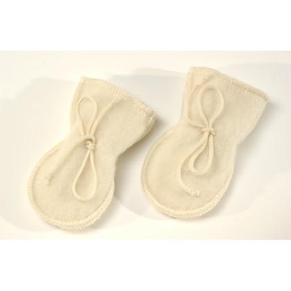 Рукавички из шерсти мериноса Lana Care Белые