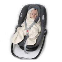 Шерстяное одеяло-конверт для автокресла Lana Care Коричневое