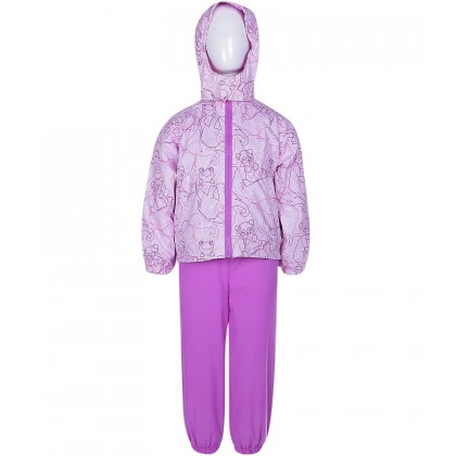 Костюм демисезонный утепленный для девочки Фиолетовый Lassie