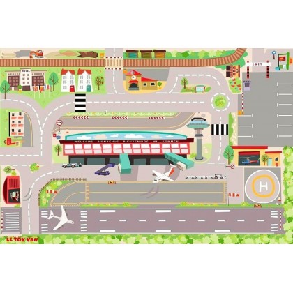 Игровой коврик 100x80 см Аэропорт LeToyVan
