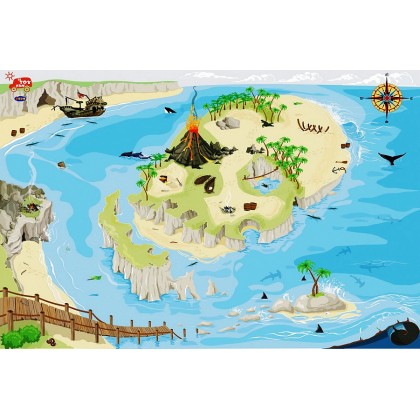 Игровой коврик 120x80 см "Пират" LeToyVan