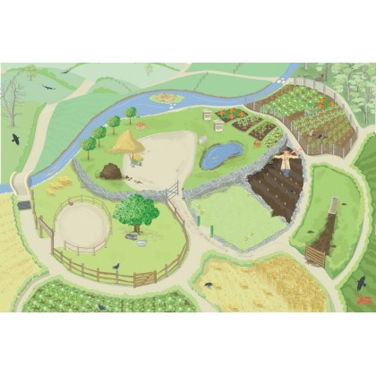 Игровой коврик 250x80 см "Ферма" LeToyVan