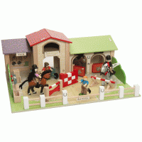 Игровой набор "Конюшня Пегая лошадь" LeToyVan