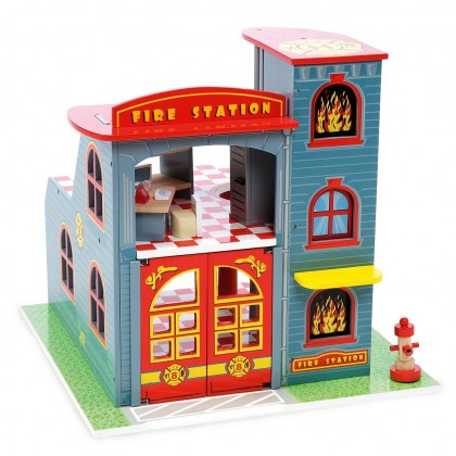 Игровой набор "Пожарная станция" LeToyVan