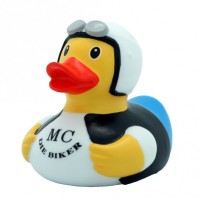 Уточка резиновая Байкер LiLaLu