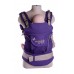 Слинг-рюкзак MY Baby Carrier Фиолетовый с вышивкой