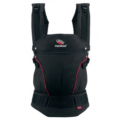 Слинг-рюкзак MANDUCA First Black / red