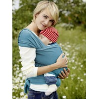 Трикотажный слинг-шарф MANDUCA Бирюзовый