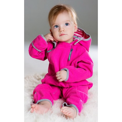 Комбинезон из флиса на мембранной основе с подкладкой Merri Merini Розовый Комбинезон из флиса на мембранной основе с подкладкой Merri Merini Розовый