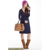 Платье для кормящих Mothers en Vogue Sophie Swing Индиго