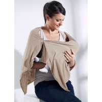 Пончо для кормления Mothers en Vogue Экрю