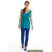 Топ для кормления Mothers en Vogue Wrap Top голубой