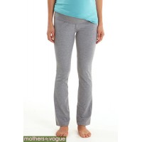 Брюки для беременных и кормящих Mothers en Vogue Foldover Yoga, серый