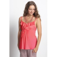 Топ для кормления Mothers en Vogue "Frills & Grace", розовый