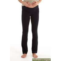 Брюки для беременных и кормящих Mothers en Vogue Foldover Yoga, черный