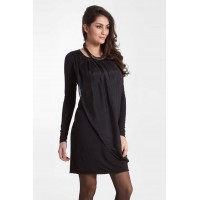 Платье для кормящих Mothers en Vogue Goddess Drape, черный