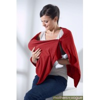 Пончо для кормления Mothers en Vogue, цвет красный