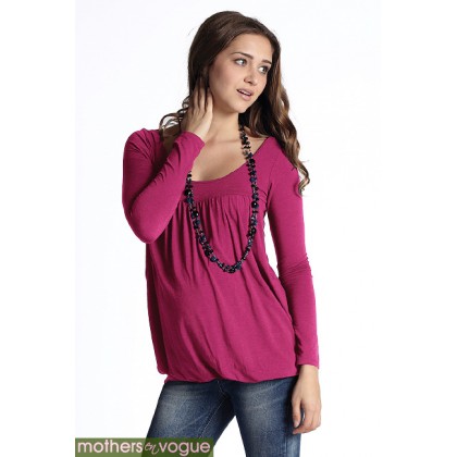 Топ для кормления Mothers en Vogue Britney Bubble вишневый