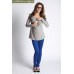 Топ для кормления Mothers en Vogue Joelle серый