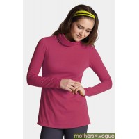Топ для кормления Mothers en Vogue Must Have Turtleneck, вишневый