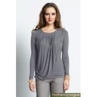 Топ для кормления Mothers en Vogue Goddess Drape Серый