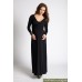 Платье Mothers en Vogue Wrap Dress Maxi Черное