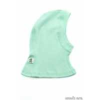 Шлемик из хлопкового трикотажа Mum's Era ментол