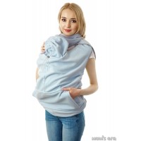 Флисовая накидка для слингомамы, цвет арктика