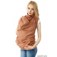 Флисовая накидка для слингомамы, цвет латте