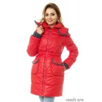 Слингокуртка зимняя Mum's Era "ГЕРДА", коралл