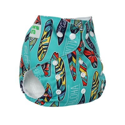 Многоразовый подгузник со вкладышем Mum's Era "Алоха"