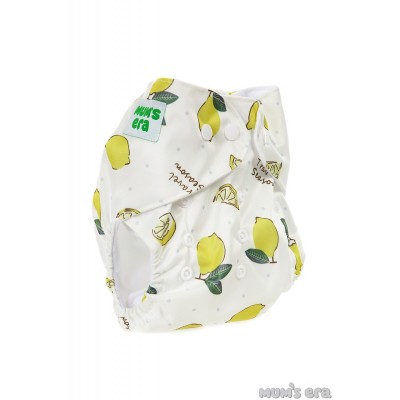 Многоразовый подгузник со вкладышем Mum's Era "Лимоны"
