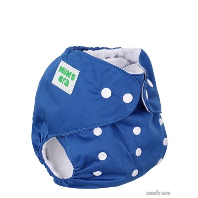 Многоразовый подгузник со вкладышем Mum's Era "Темно-синий"