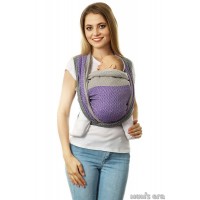 Слинг-шарф Mum's Era "Диамант" жемчуг/лилак