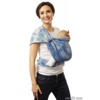 Слинг-шарф Mum's Era «Russian Style» long, цвет лазурь