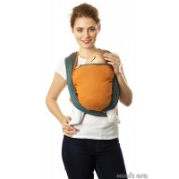 Слинг-шарф Mum's Era "Casual", деним/оранж