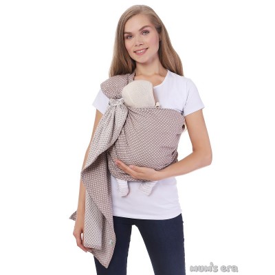 Слинг с кольцами Mum's Era "Латтис", латте