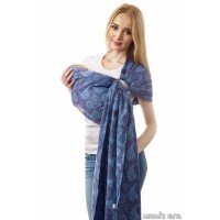 Слинг с кольцами Mum's Era "Пейсли" Фиолет 