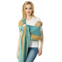 Слинг с кольцами Mum's Era "ДИАМАНТ", цвет карибы/бронза