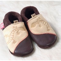 Пинетки Pololo Ящерица коричневые