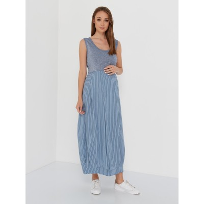 Платье для беременных и кормящих Proud Mom "Матера" индиго