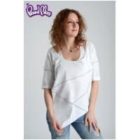 Футболка для кормящих Proud Mom "Радуга", цвет белый