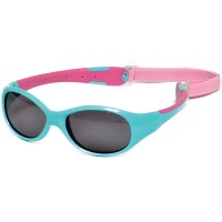 Солнечные очки для малышей Real Kids 0+ розовый/бирюза (0-2 года)