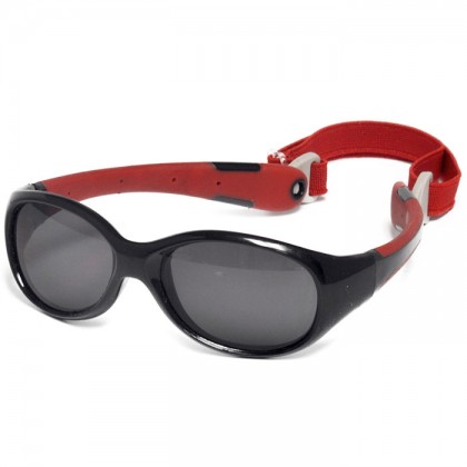Солнечные очки для малышей Real Kids Explorer 0+ черный/красный