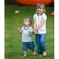 Джинсовые брюки до колен с карманами Storchenkinder