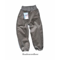 Вельветовые брюки для девочек на широкой поясной резинке Storchenkinder