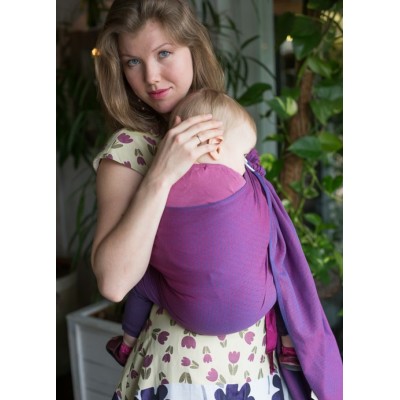 Слинг с кольцами Storchenwiege Leo violett