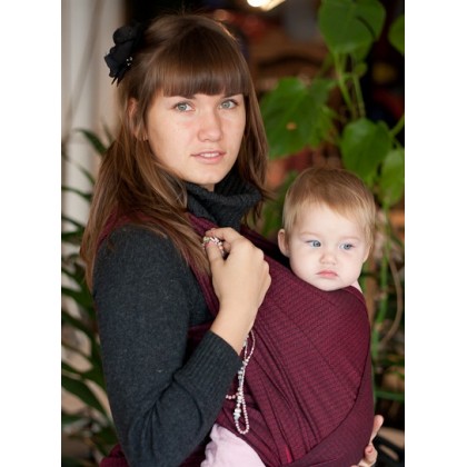 Слинг-шарф Storchenwiege "Лео Бордо"