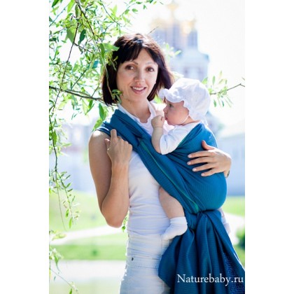Слинг-шарф Storchenwiege "Лео тюркис"