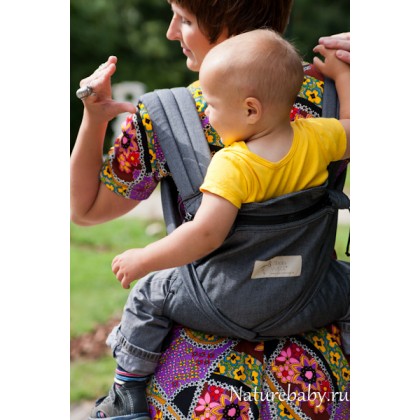 Май-слинг на фастексах Storchenwiege Графит